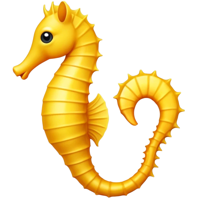 Seahorse but Yellow emoji