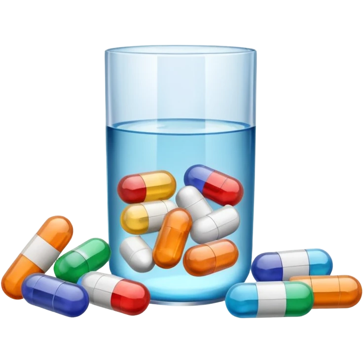 medication and basic needs emoji