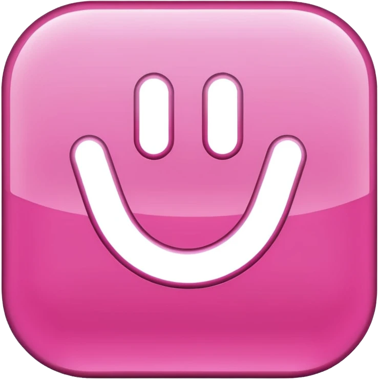 button that says "OK" on a pink background emoji