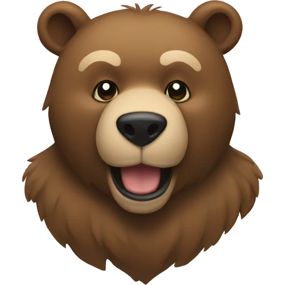A Proud bear emoji