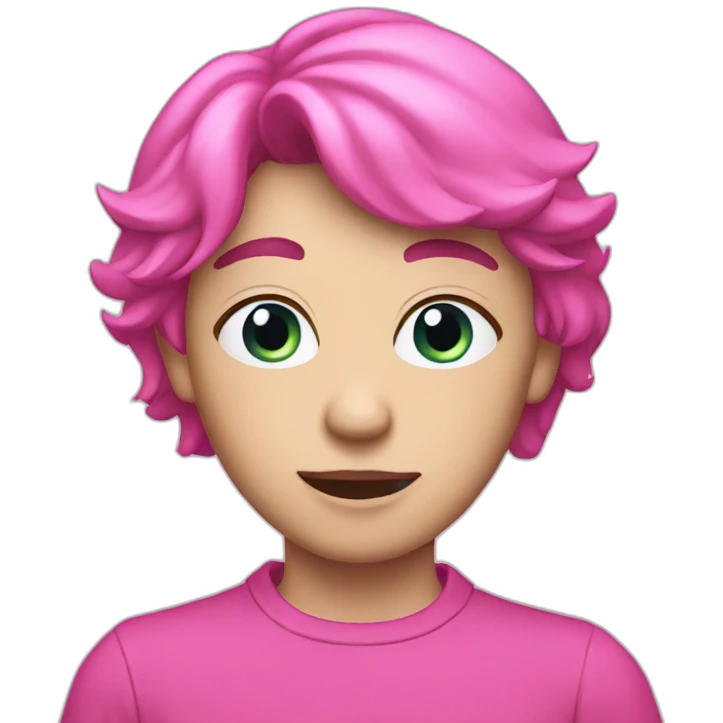 PINK screen emoji