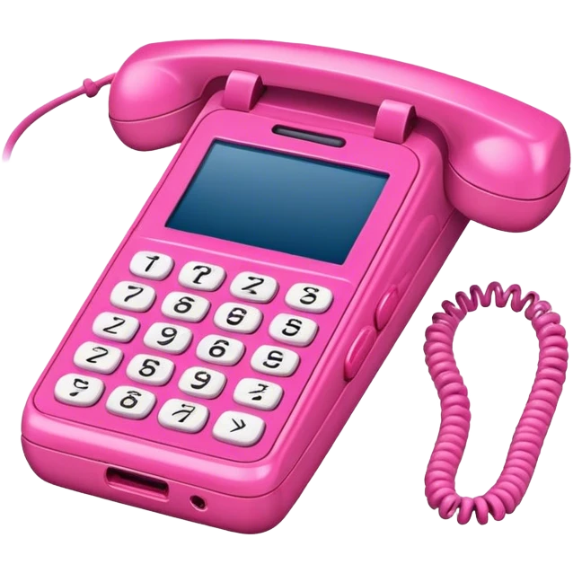 pink flip phone 2000s y2k emoji