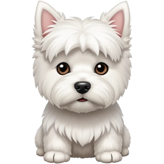 West Highland White Terrier dog emoji