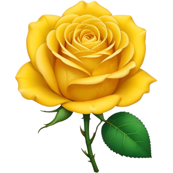 Yellow rose emoji
