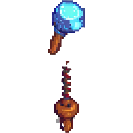 pixel art hammer emoji