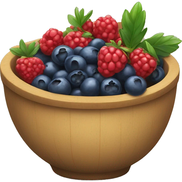 berries in bowl emoji