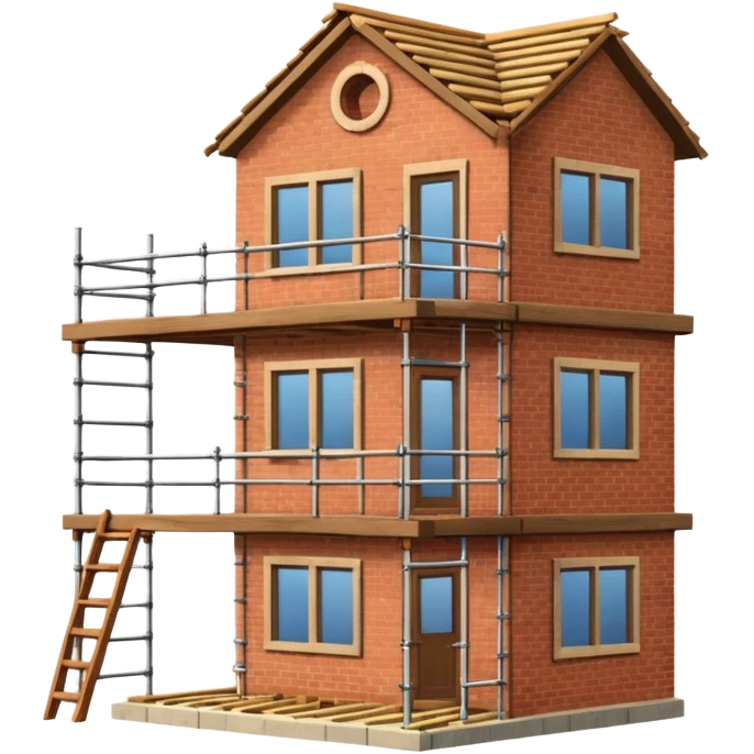 casa en contrucion  emoji