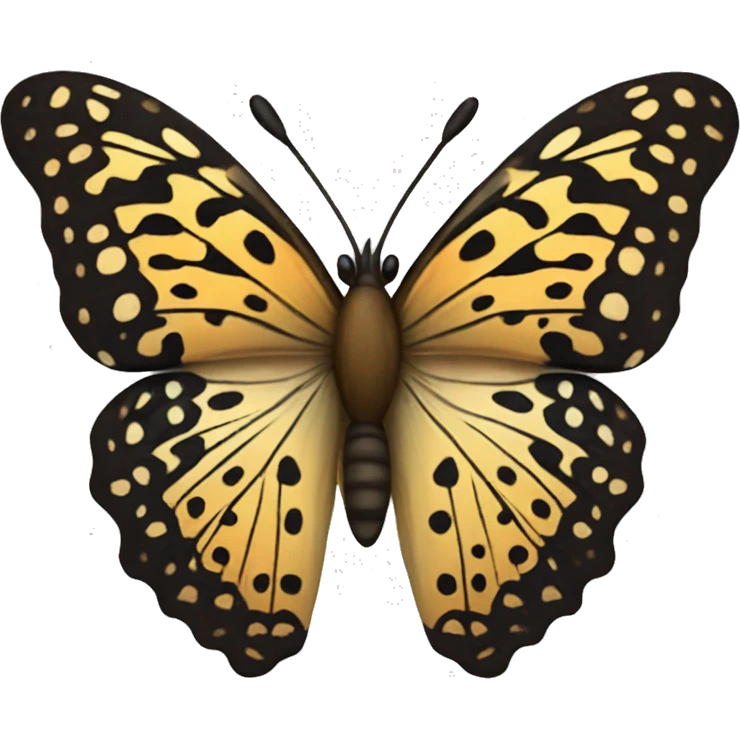 Butterfly leoprint emoji