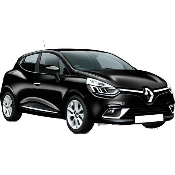 Black Renault clio 5 emoji