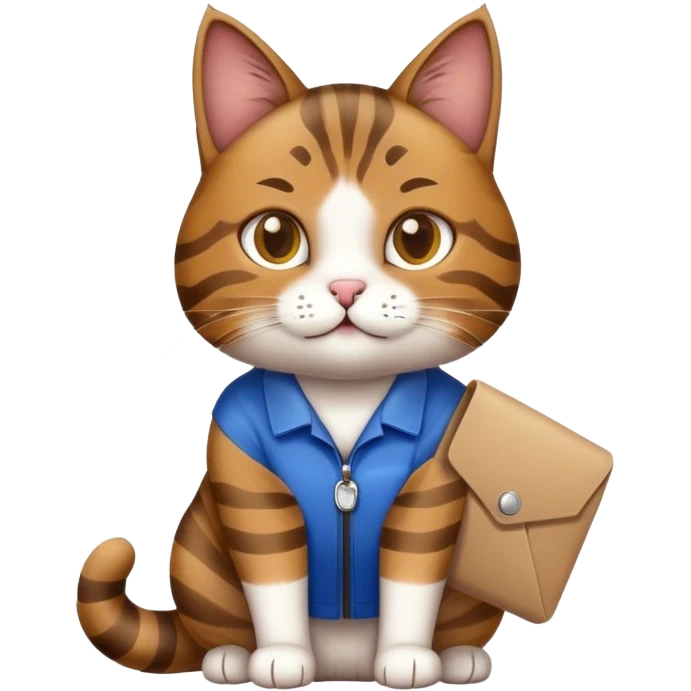 Mail carrier cat emoji