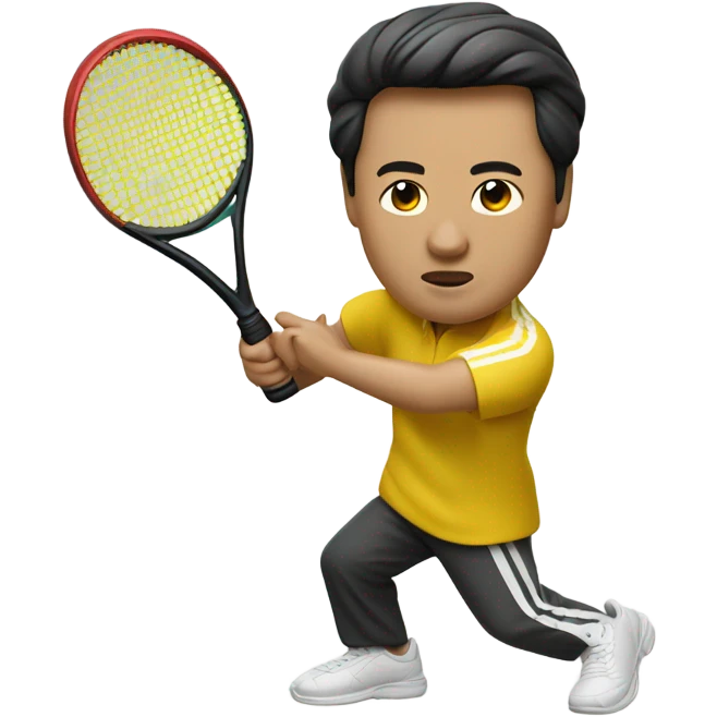 Mao playing tennis emoji