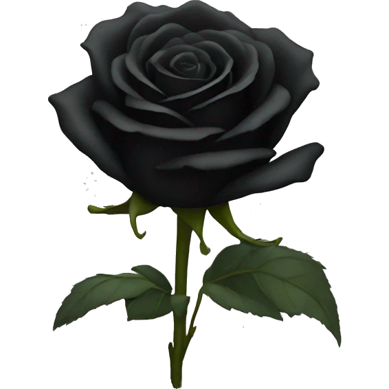 black roses emoji