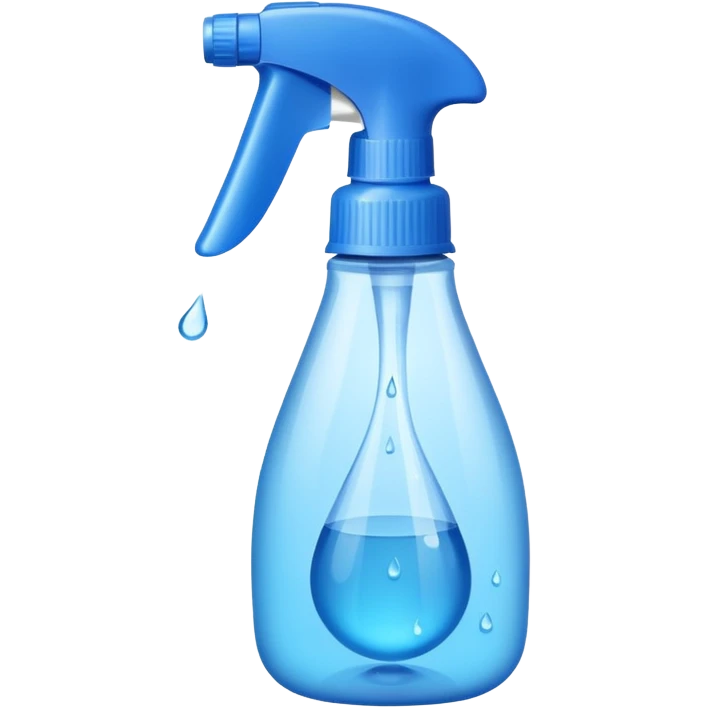 Spray bottle spritz with rag emoji