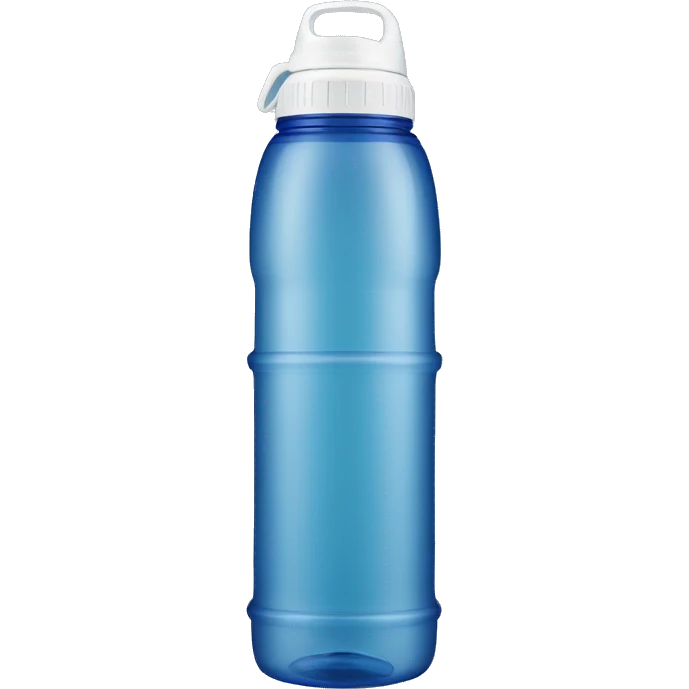 A water bottle is a portable container designed to hold and transport water or other beverages emoji