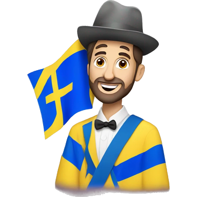 Jewish Ukrainian who loves Eurovision  emoji