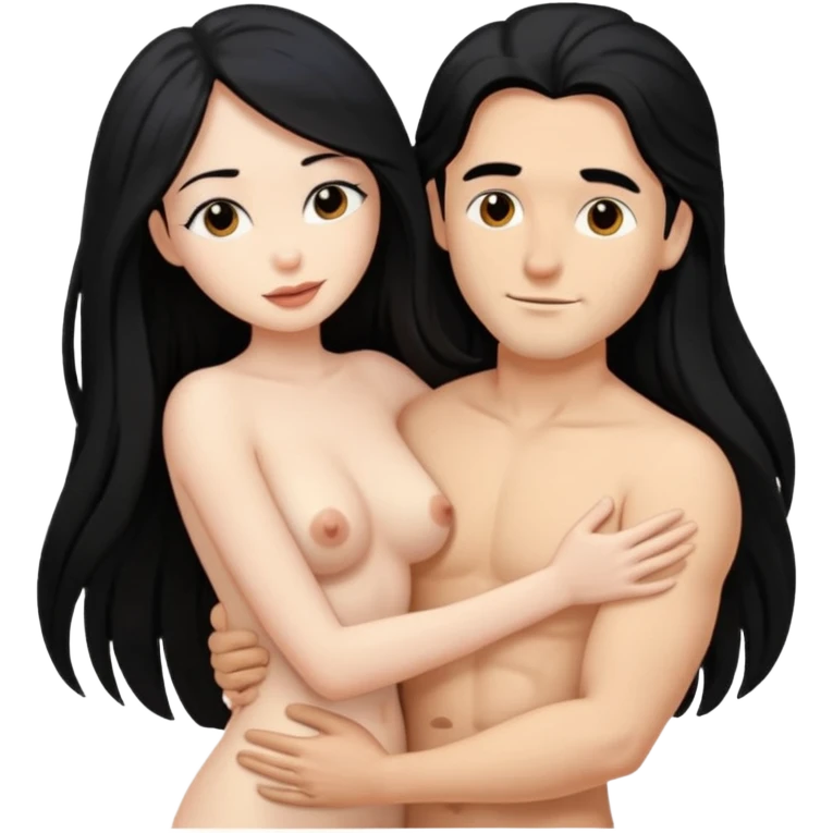 Sex positions doggy style man and black hair woman nude emoji