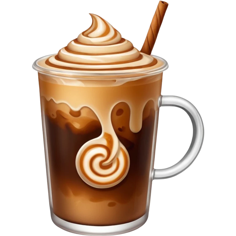 brown sugar cinnamon iced coffee  emoji