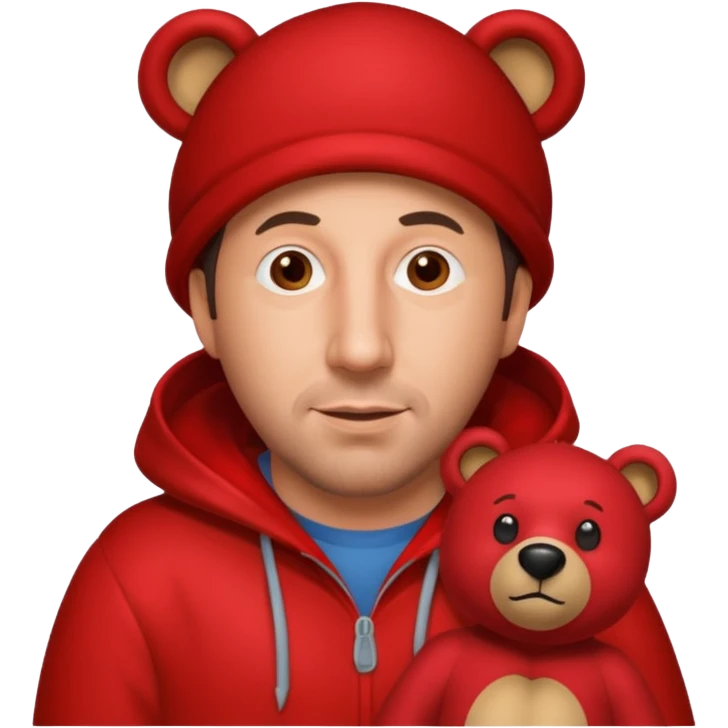 Adam Sandler red bear emoji