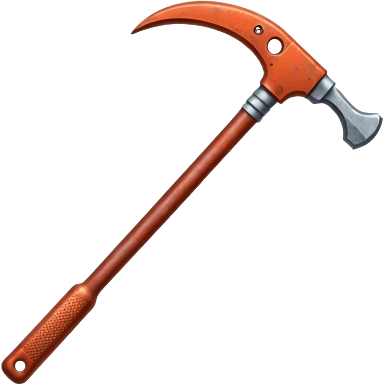 red metal classic crowbar emoji