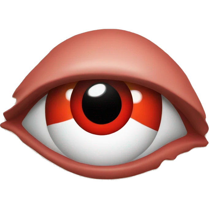red eye emoji