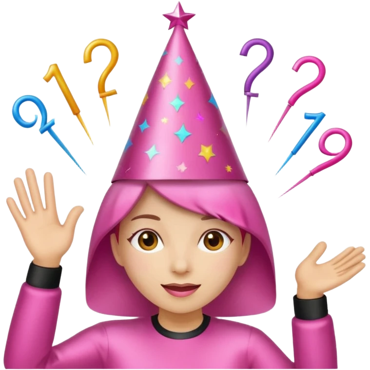 pink new year emoji