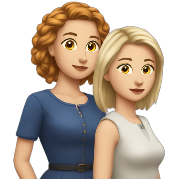 Dasha and anna emoji