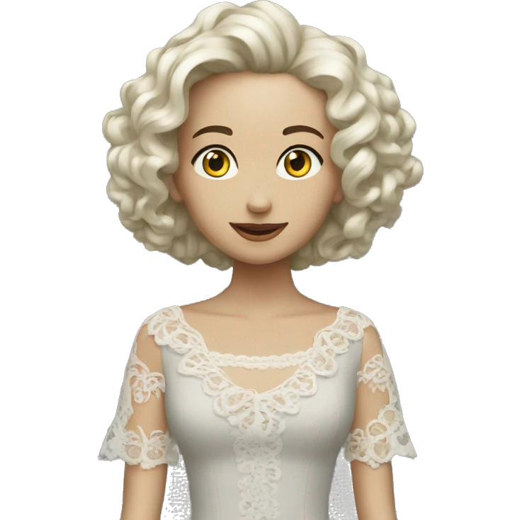 Lace bilow emoji