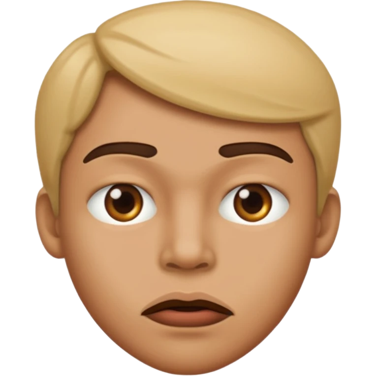 Solo una boca seria emoji