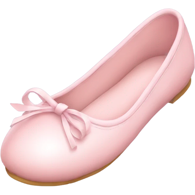 soft pink ballerina shoes emoji