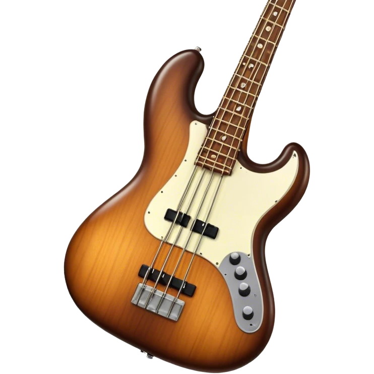 Cinematic Realistic Bass, deep polished wood with rich grain, thick taut strings stretching across its curved body, subtle warm lighting emphasizing its form, glowing with depth and powerful musical resonance. emoji