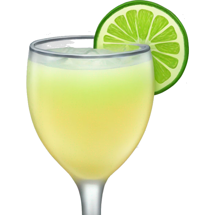 Spicy margarita in margarita glas emoji