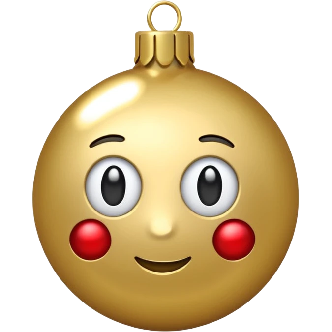 Christmas  gold   emoji
