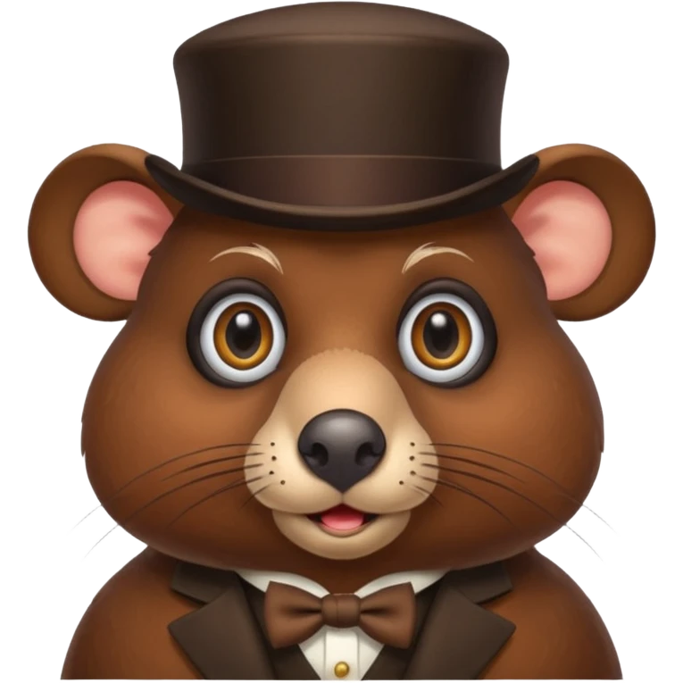 mole with accessory emoji