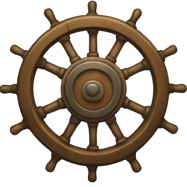 boat helm emoji