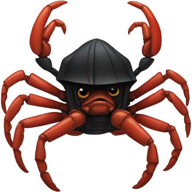 Darth Vader crab emoji