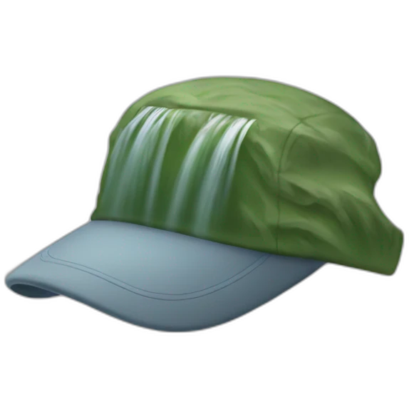 Casquette waterfall emoji