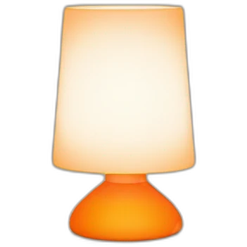 artemide lampe orange emoji