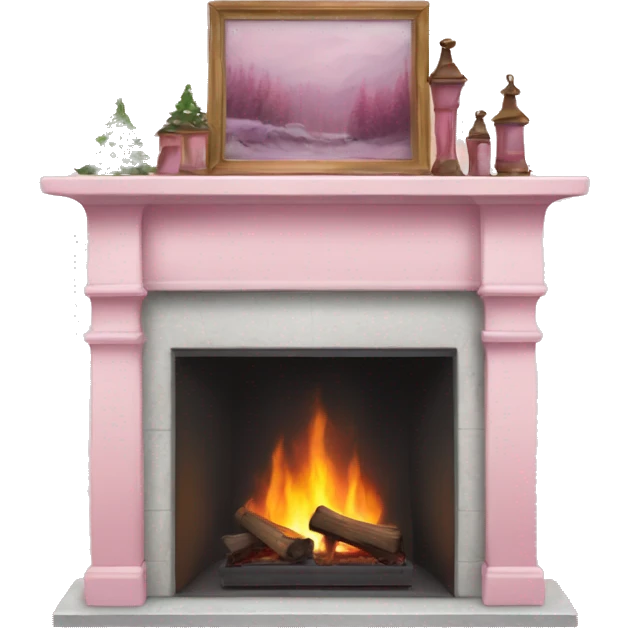 Winter Pink FirePlace emoji
