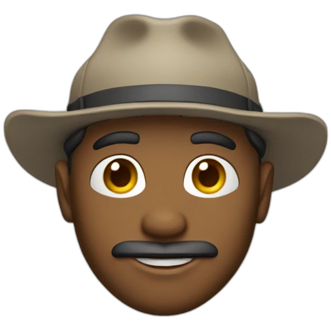 Hombres con gorra emoji