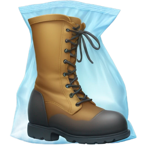 boot in a plastic bag emoji