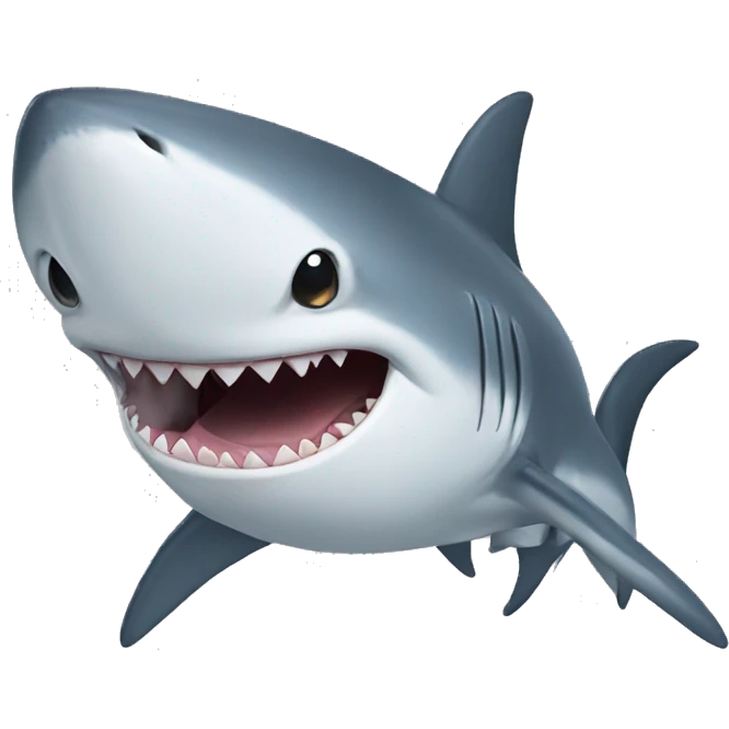 Shark with hoodie emoji