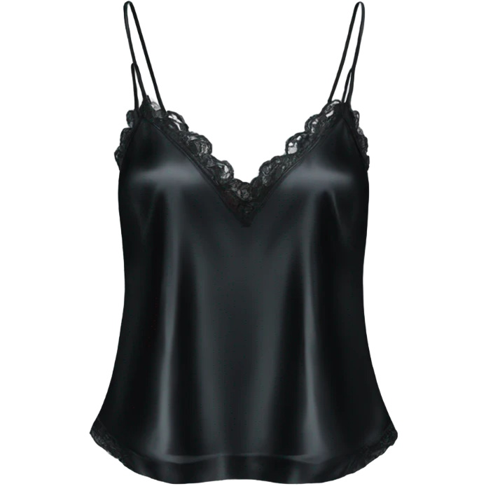 black silk camisole pjs emoji