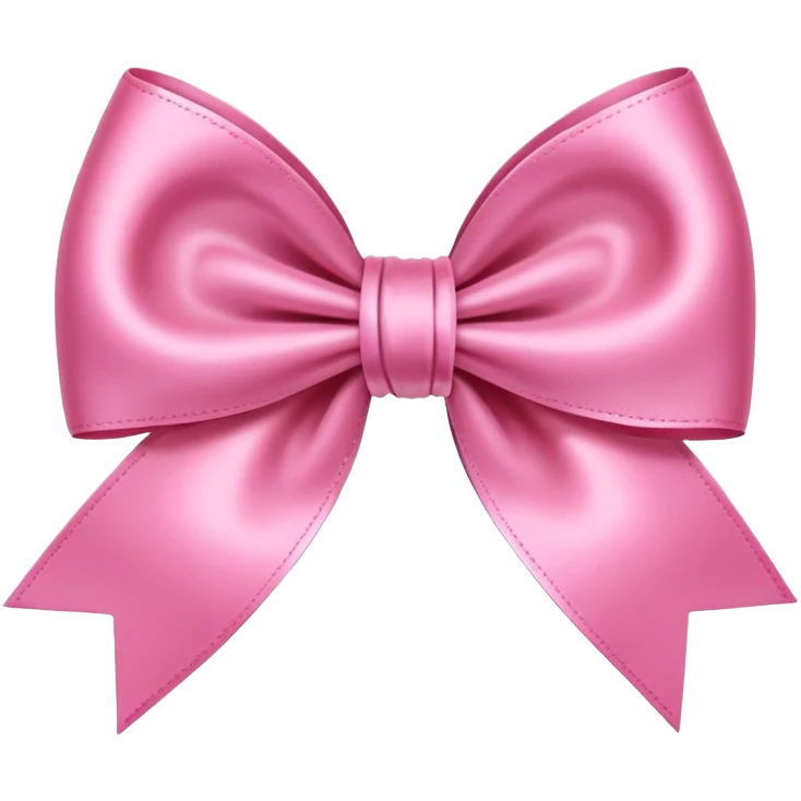 Pink bow emoji