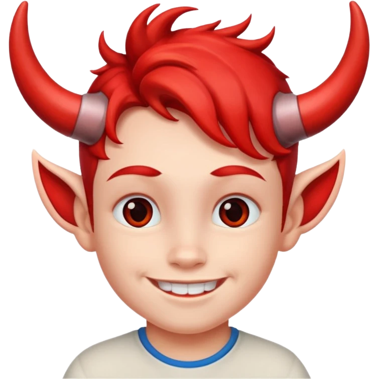 kid with red horns emoji
