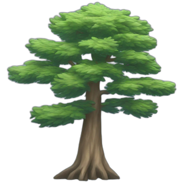 blue-cypress-tree emoji