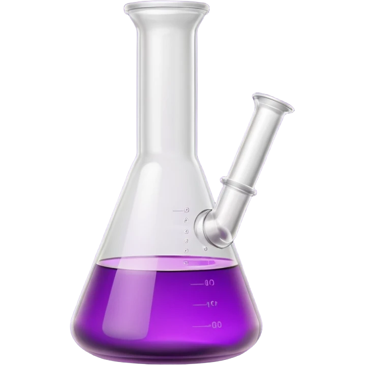 Purple Beaker Bong  emoji