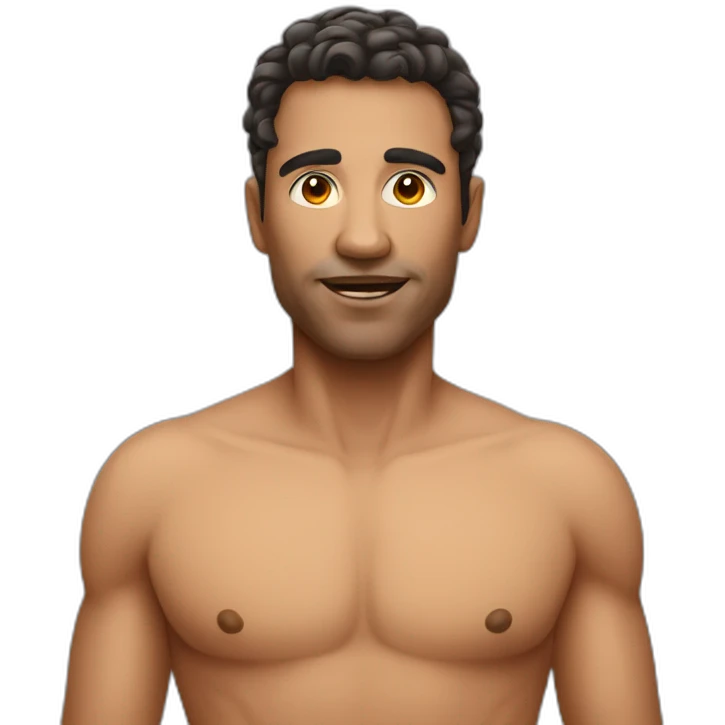 Homme nue emoji