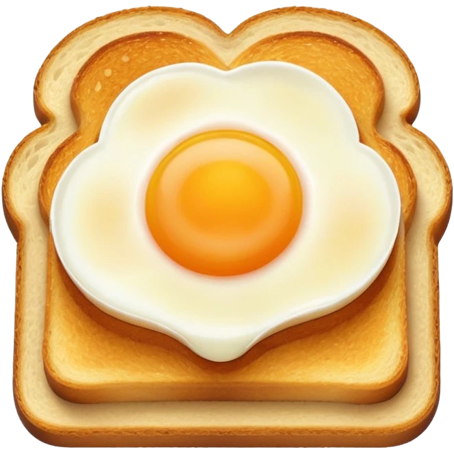 Egg toast emoji