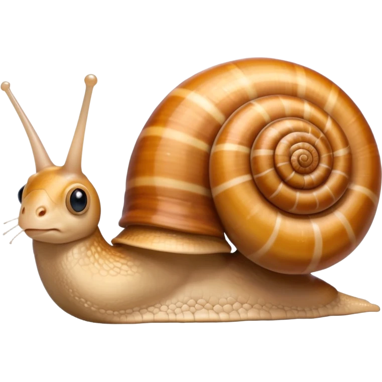 Delicate snail emoji