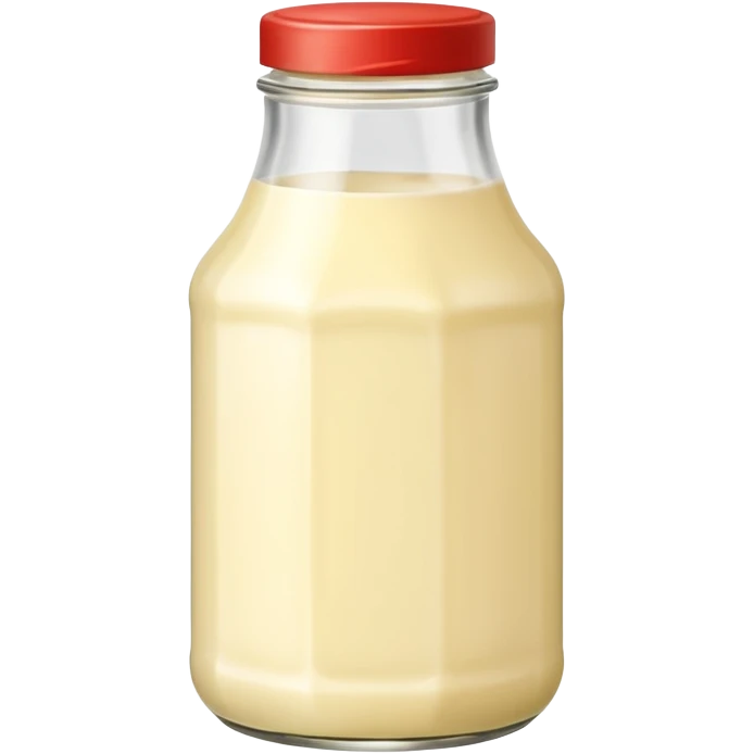 Glass Bottle of Mayonnaise emoji